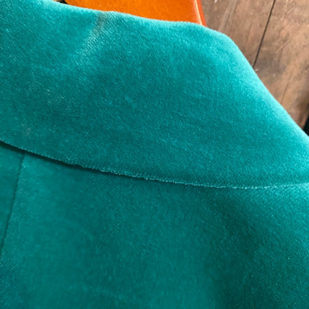 Don Caster Kelly green velvet blazer 10P - Picture 9 of 10